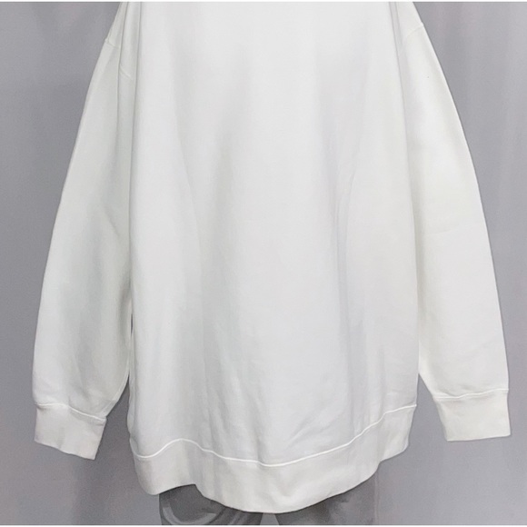 Polo Ralph Lauren White Blue Spellout Crewneck Pullover Sweatshirt New XLTall - Picture 8 of 9